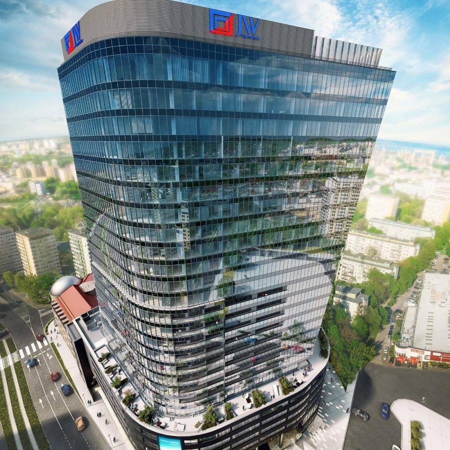 Apartament Flaming Hanza Tower ชเตชชิน ภายนอก รูปภาพ