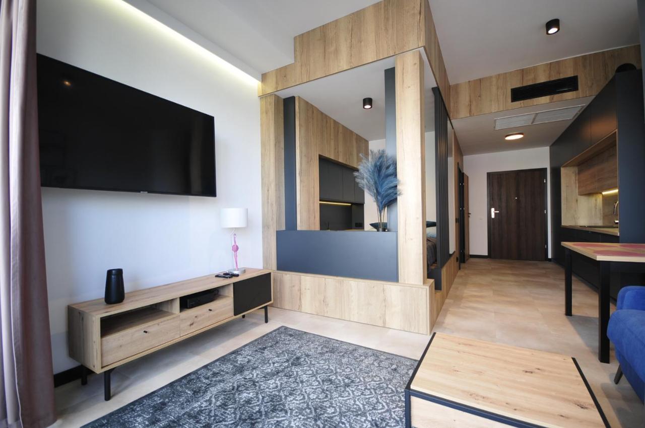 Apartament Flaming Hanza Tower ชเตชชิน ภายนอก รูปภาพ