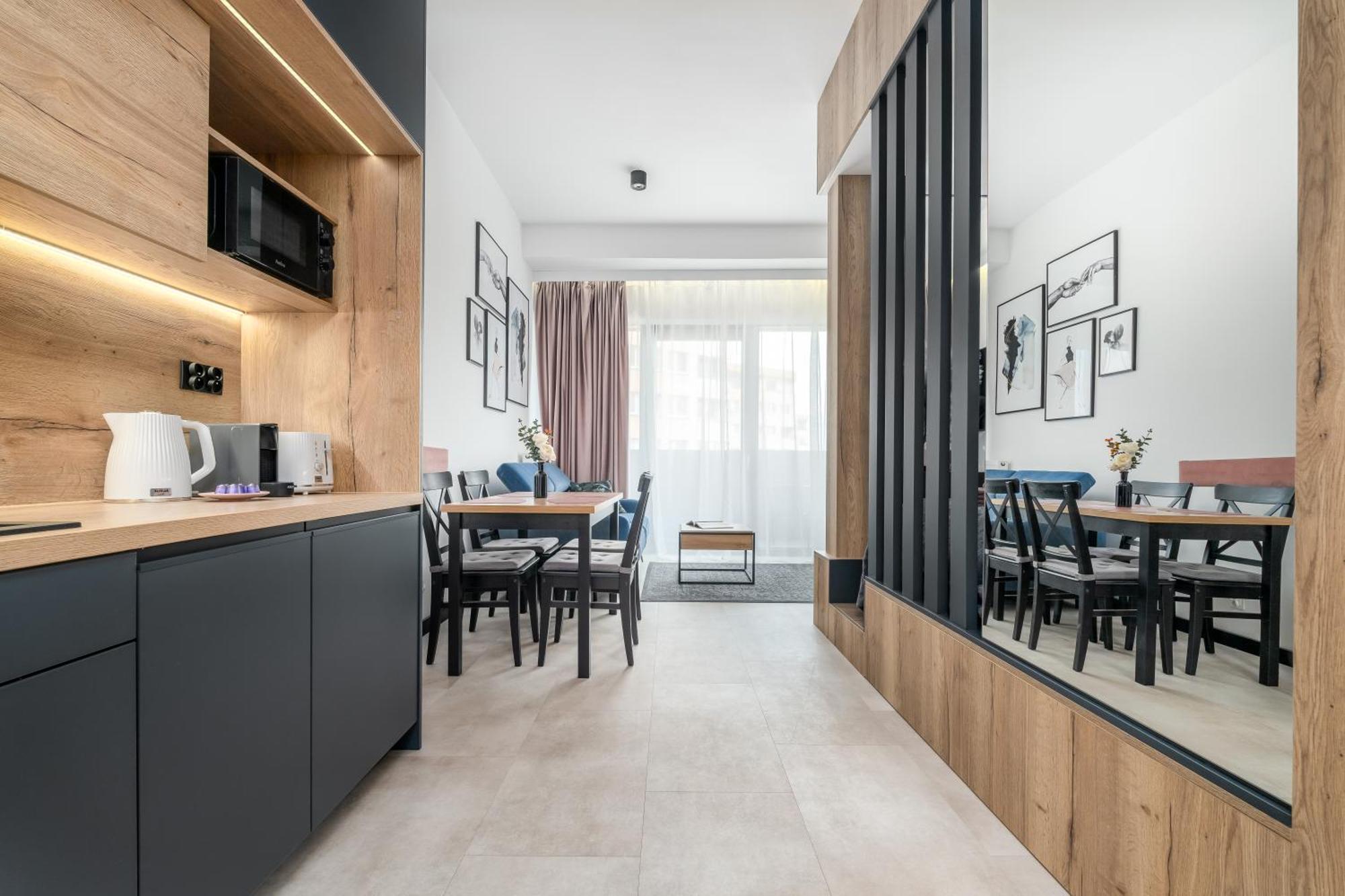 Apartament Flaming Hanza Tower ชเตชชิน ภายนอก รูปภาพ